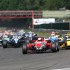 Start of Race 3, Webb  leads Vergne