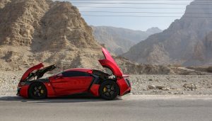 Jebel Jais Ras al-Khaimah Lykan Hypersport